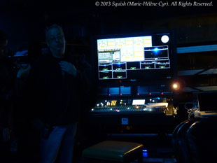 Second backstage tour before the Bon Jovi show at the Bell Centre, Quebec, Canada (February 14, 2013)